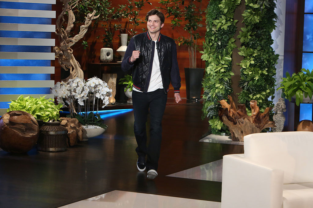 Ashton Kutcher, The Ellen DeGeneres Show Ashton Kutcher, The Ellen DeGeneres Show